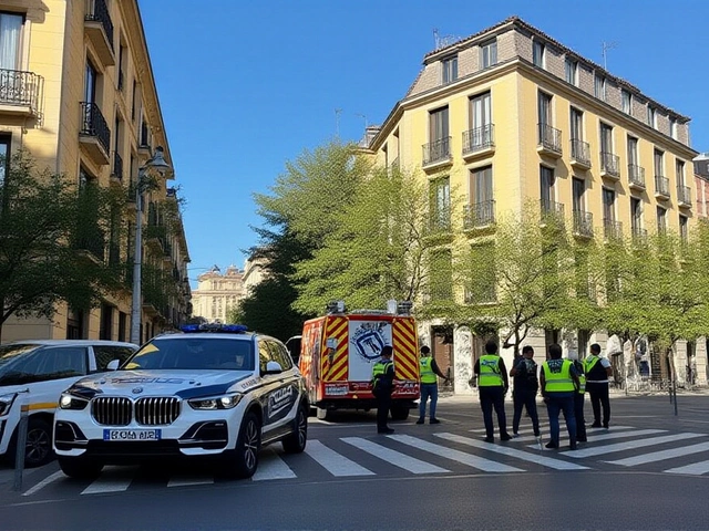 Derrumbe en la calle Hileras de Madrid: heridos y cuatro desaparecidos